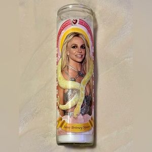 Britney Spears prayer candle